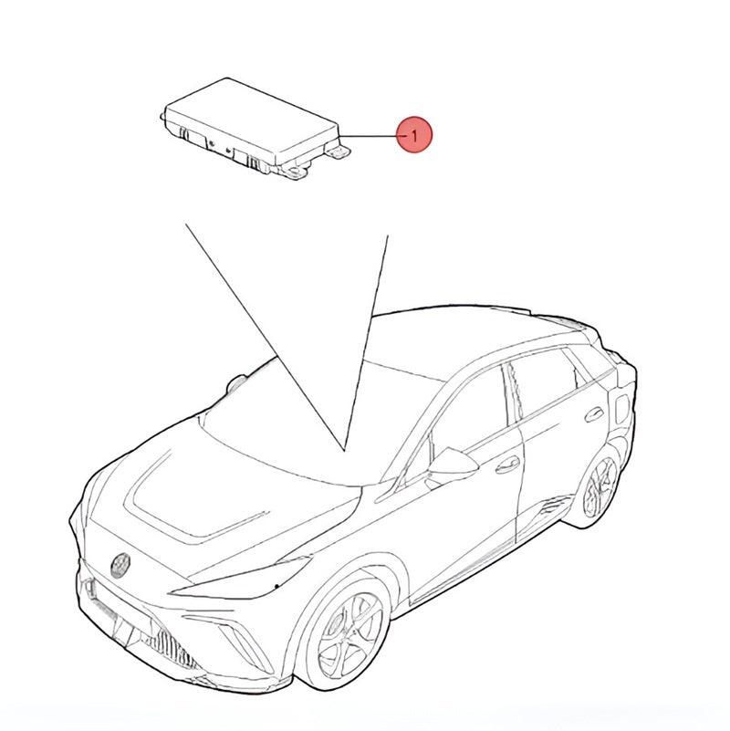 Drahtloses Auto-Handy-Ladegerät für MG4