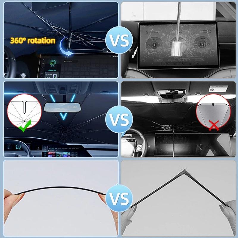 Parasol de protection pour pare-soleil de voiture