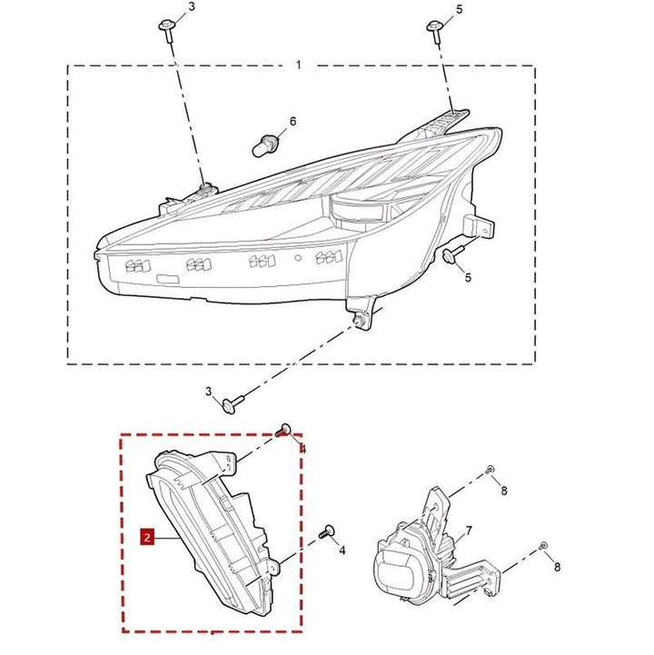 Front Turn Signal Light For MG4