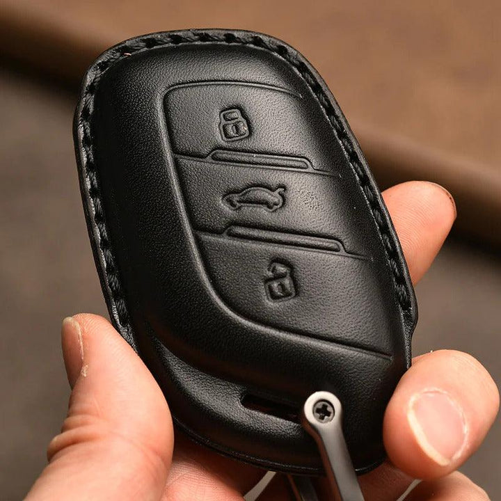 Leather Car Key Case Car Keychain For MG4 EV Xpower MF ZSEV MF HS PHEV