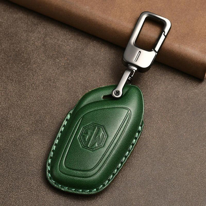 Leather Car Key Case Car Keychain For MG4 EV Xpower MF ZSEV MF HS PHEV