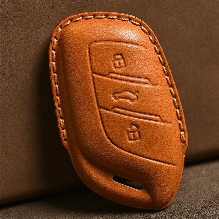 Leather Car Key Case Car Keychain For MG4 EV Xpower MF ZSEV MF HS PHEV