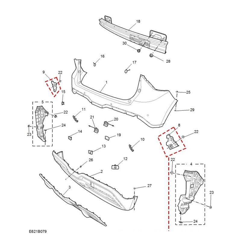 Rear Tail Light Mounting Bracket for MG4