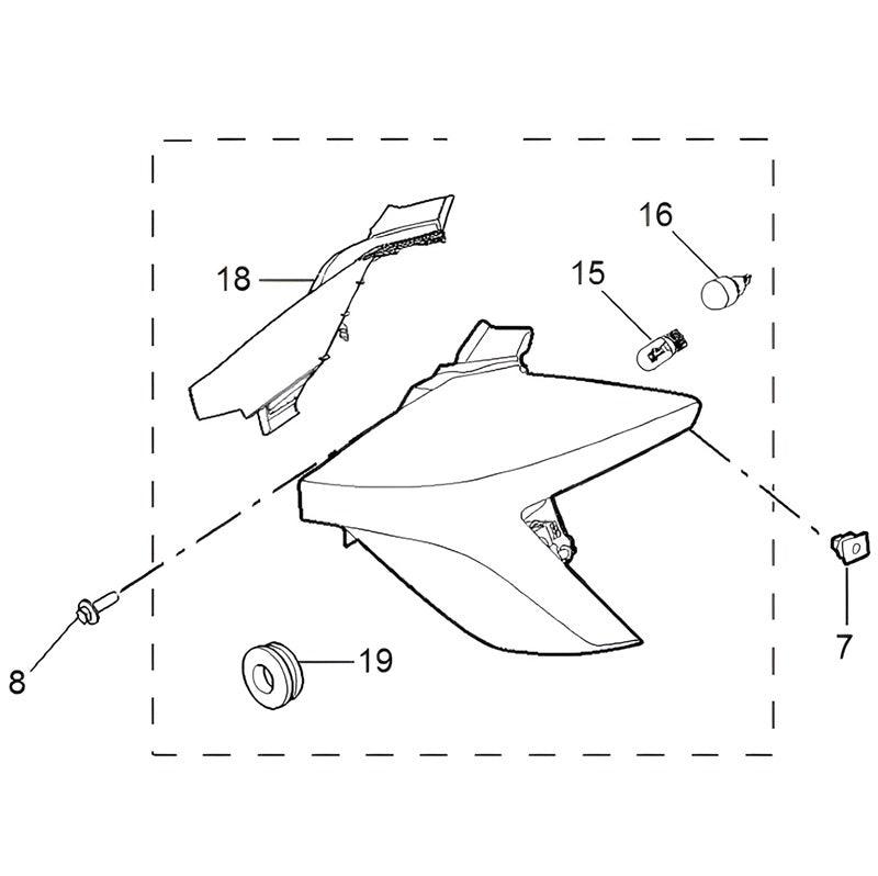 Rear Tail Light For MG4