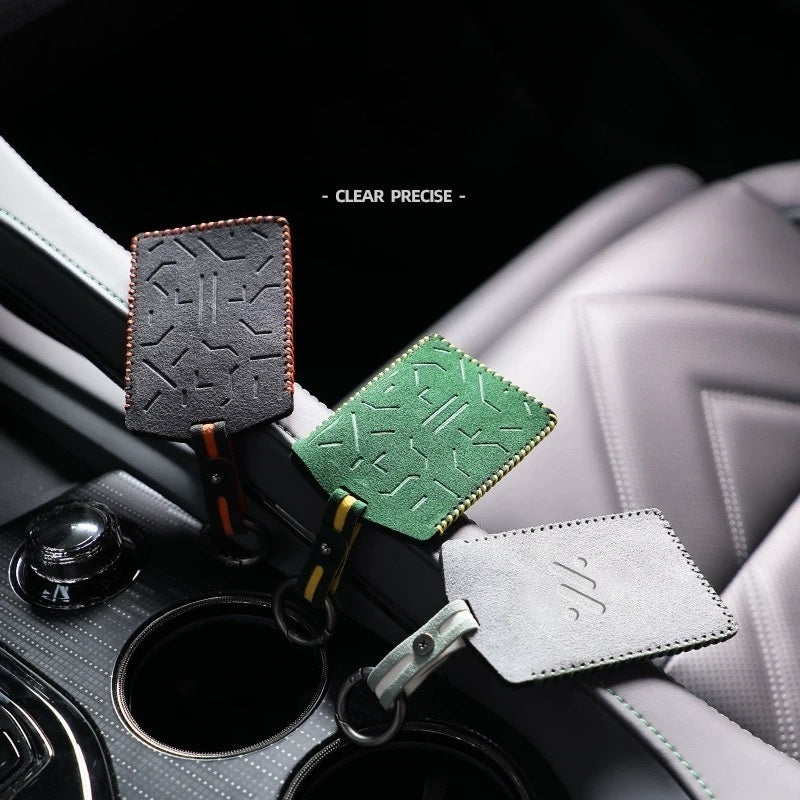 Suede Car Key Card Case Cover for MG IM6