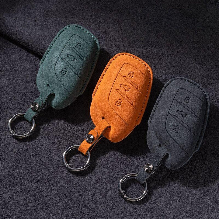 Suede Leather Key Cover for MG