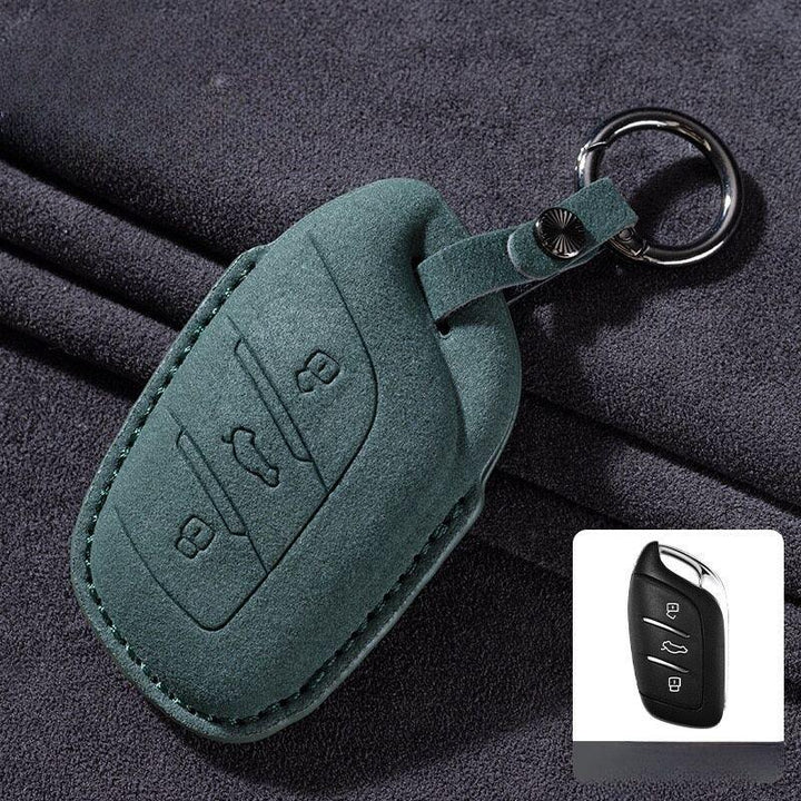 Suede Leather Key Cover for MG