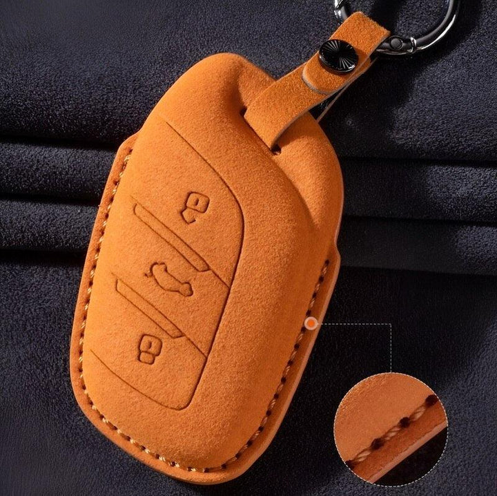 Suede Leather Key Cover for MG