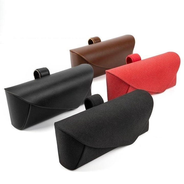 Suede and Leather Eyeglass Case for MG