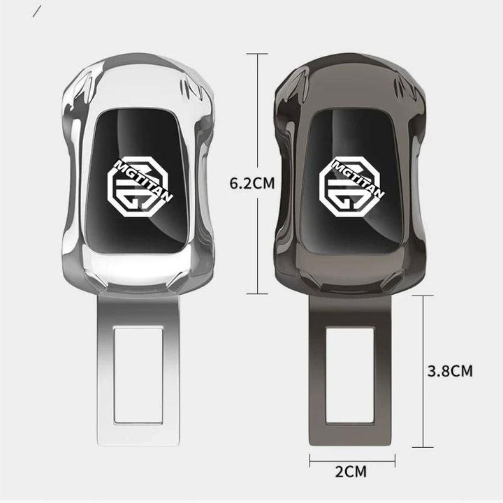 Metal attachment extenders for seat upholstery, Seat Belt Extenders